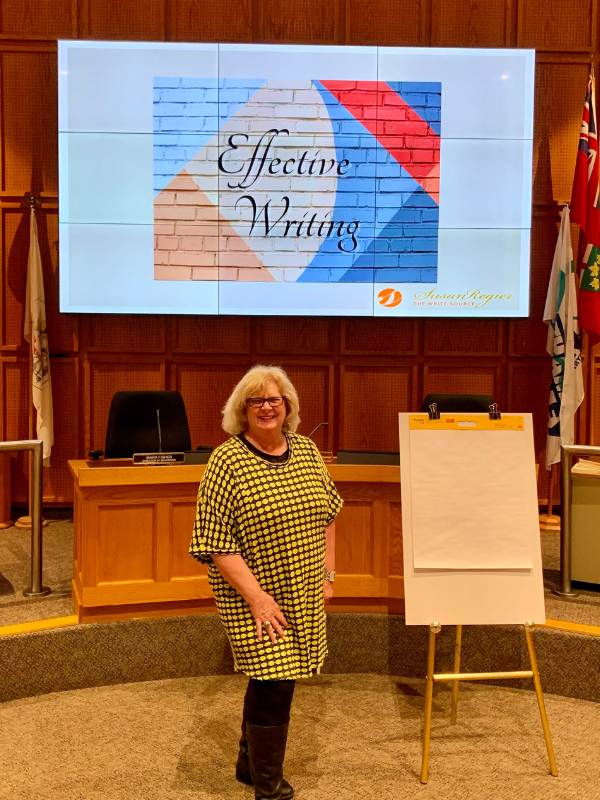 Susan Regier Business Writing Workshop